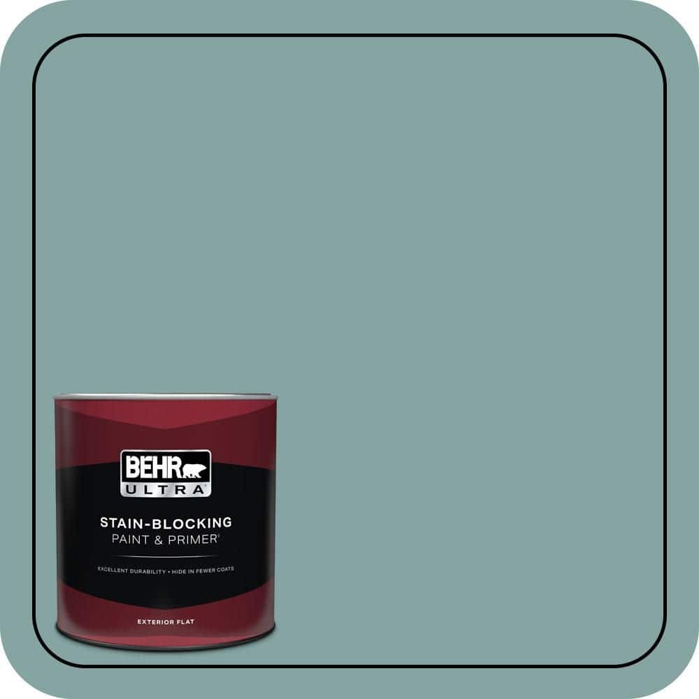 1 qt. #PPU13-08 Venus Teal Flat Exterior Paint & Primer price history on PriceWatchPro