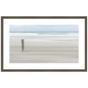 "Steadfast Shoreline" by Greetje van Son 1 Piece Wood Framed Color Travel Photography Wall Art 21-in. x 33-in. .