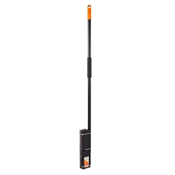 HDX 12 in. Plastic Handle Outdoor Push Broom (1-Pack)