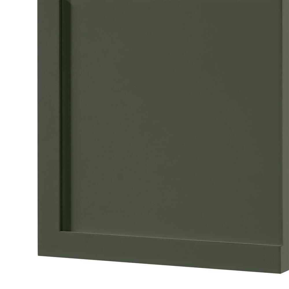 Leyton 7.5 in. W x 7.5 in. H Slim Shaker Cabinet Sample in Fern Green price history on PriceWatchPro