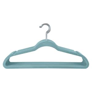 Laura Ashley 25 Pack Slim Velvet Hangers in Dusty Blue LA-93310-DB
