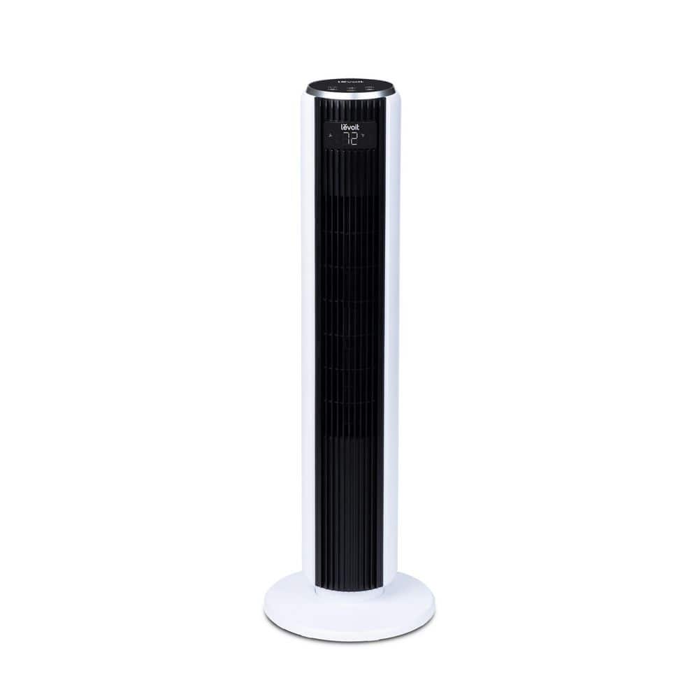 Classic 36 in. 12 Fan Speeds Tower Fan in Black with Smart Control, Oscillation, Auto Mode and Sleep Mode price history on PriceWatchPro
