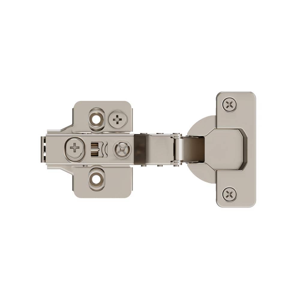 Nickel Full Inset Frameless Soft Close Euro Concealed Cabinet Hinge