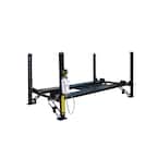 4-Post Automotive Deluxe Storage Car Lift 8,000 lb. Capacity with Casters, Drip Trays and Jack Tray