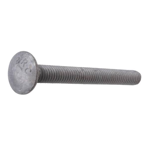 A307 Steel Carriage Bolts Full Thread Square Neck Round Head 300 pcs Hot Dip Galvanized 5/16-18 X 3-1/2 A307 Steel Carriage Bolts Full Thread Square Neck Round Head 300 pcs Hot Dip Galvanized 5/16-18 X 3-1/2