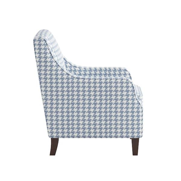 navy houndstooth chair