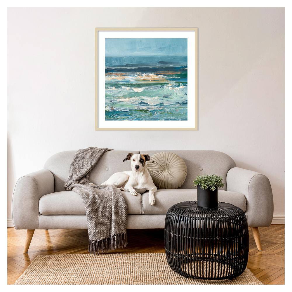 Pacific Whitecaps II Coastal Framed Graphic Art Print