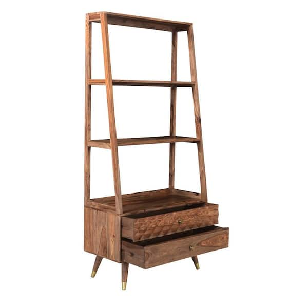 Coast to Coast Brownstone II Nut Brown Bookcase