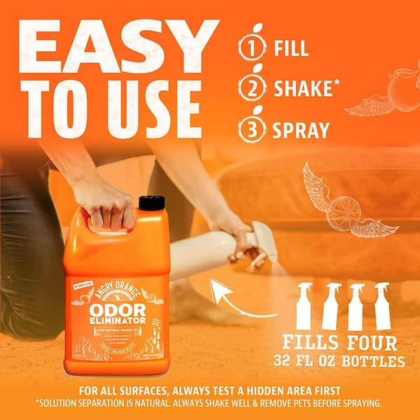 Harvard Chemical Orange Odor Destroyer Concentrate - 1 Gallon, For Thermal Fogging & Spraying