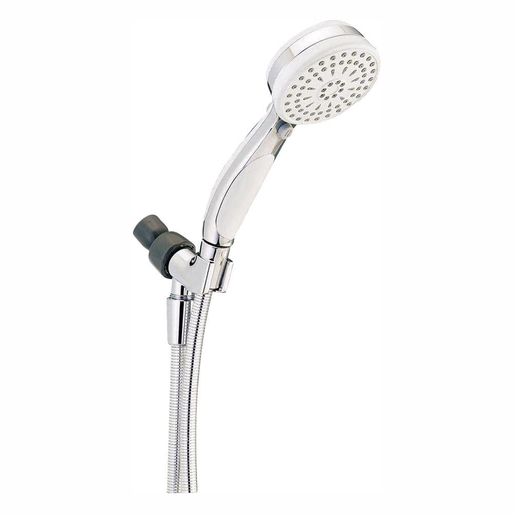 Delta ActivTouch 9-Spray 3.8 in. Single Wall Mount Handheld Shower Head ...