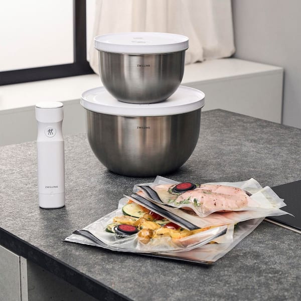 ZWILLING Fresh and Save Bowls 9-Piece Stainless Steel Food Storage