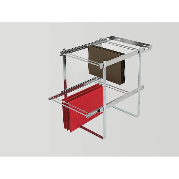 Red Metal Locker Storage Cube 2 Shelves Office File Organizer Standing Table
