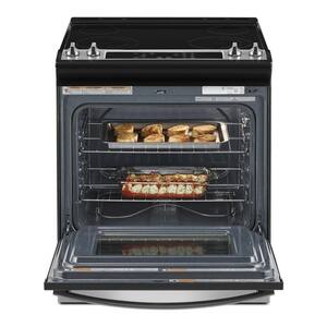 4.8 cu. ft. Single Oven Electric Range in Stainless Steel