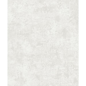 Grey Kelui Silver Stucco Wallpaper Sample