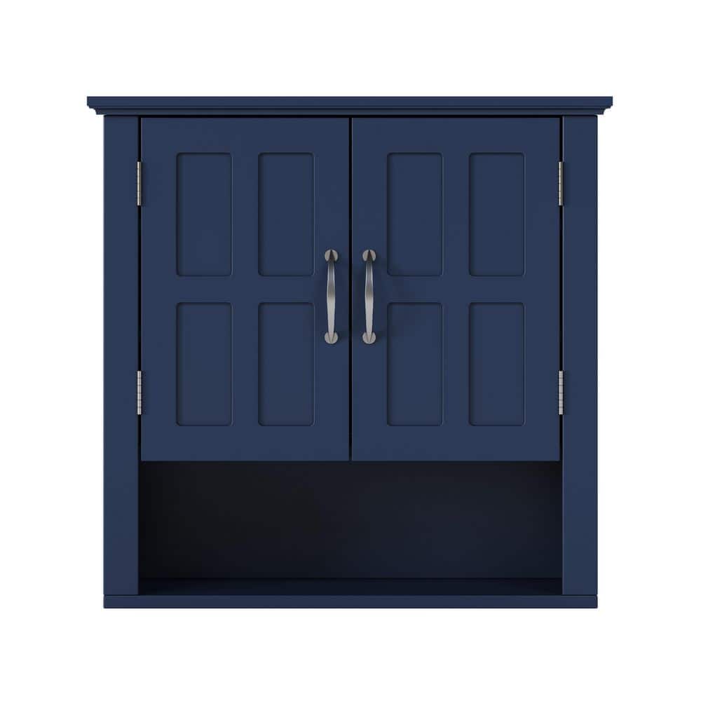 23.62 in. W x 22.63 in. H Rectangular MDF Blue Surface Mount Medicine Cabinet without Mirror with Adjustable Shelves price history on PriceWatchPro