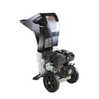 5.25 x 3.75 in. 445cc Gas Powered Self Feed Chipper Shredder with Unique Innovation 3-in-1 Discharge, Safety Goggles