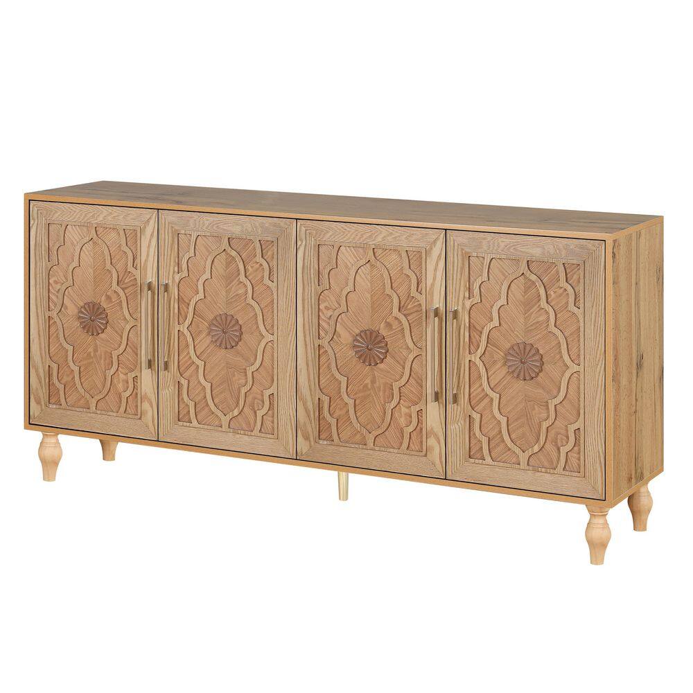 62.99 in. W x 15.75 in. D x 32 in. H Bathroom Brown Linen Cabinet price history on PriceWatchPro