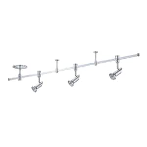 RK40 Series 4 ft. 3-Light Chrome Track Lighting Kit