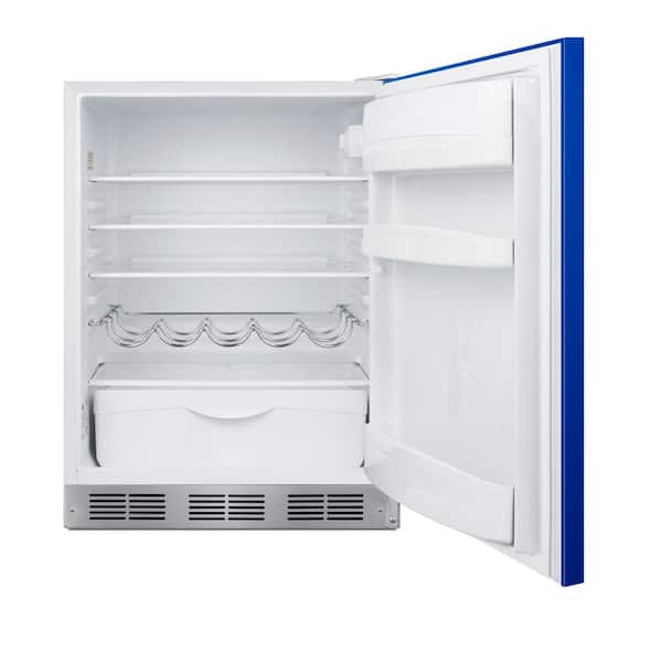 Summit Appliance 24 in. W 10.6 cu. ft. Bottom Freezer Refrigerator in  Stainless Steel, Counter Depth FFBF249SS2IMLHD - The Home Depot