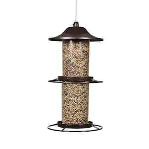 Brown Panorama Hanging Bird Feeder - 4.5 lb. Capacity