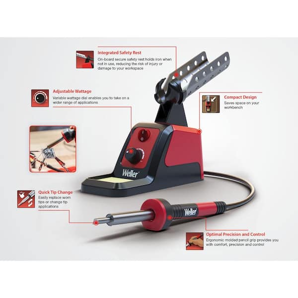 Weller Corded Electric Soldering Station with WLIR60 Precision Iron and Universal Accessory Kit WLSK6012HDACCC Weller Corded Electric Soldering Station with WLIR60 Precision Iron and Universal Accessory Kit WLSK6012HDACCC