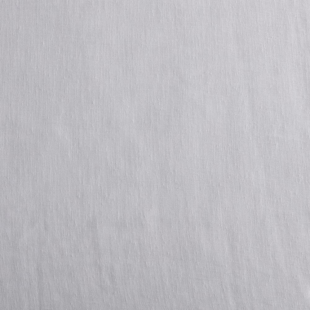 Aspen White Faux Linen Sheer 96" Window Panel