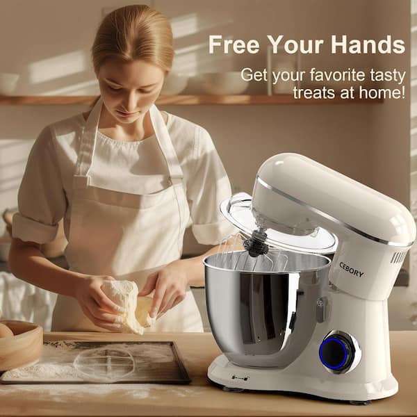 Aoibox 3-in-1 6.5 Qt. 10-Speed Stainless Steel Steel Stand
