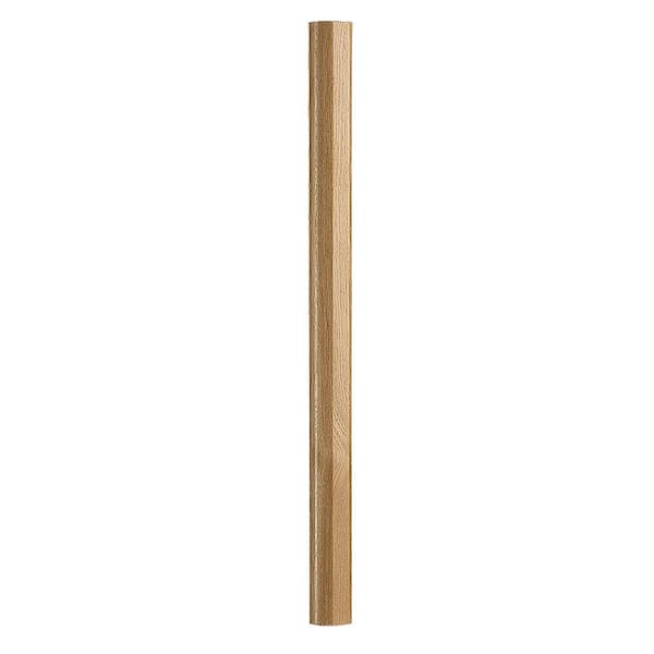 EVERMARK 32-1/4 in. Prefinished Oak Newel Post