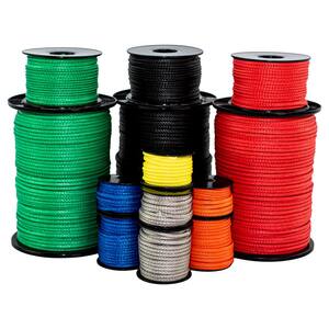 3/16 in. x 100 ft. - HMPE Polyethylene Braided Rope - Green