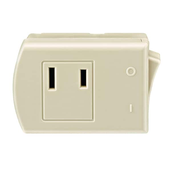 13 Amp Plug-In Switch Tap with On/Off Switch, Ivory 1469-I