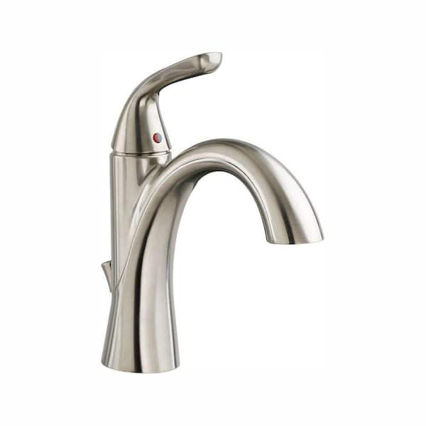 American Standard Fluent Single Hole Single-Handle Bathroom Faucet in Brushed Nickel