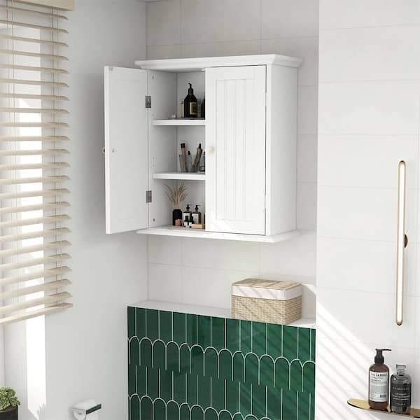 VIVIJASON Bathroom Wall Mounted Cabinet – Over The Toilet Space