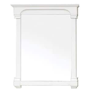 Westwind 42 in. L x 36 in. W Solid Wood Frame Wall Mirror in White