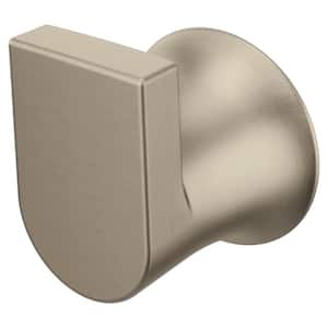 Genta LX Single Robe Hook in Brushed Nickel