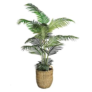 Artificial 5-foot Areca Palm Tree in a basket