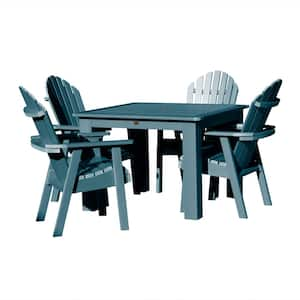 Muskoka 5-Pieces Square Bistro Recycled Plastic Outdoor Dining Set