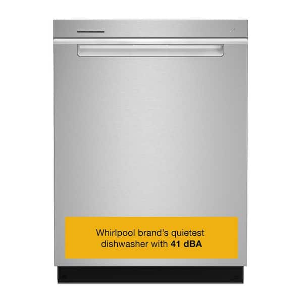 24 in. Built-In Tall Tub 41 dBA Dishwasher in Fingerprint Resistant Stainless Steel with Washing 3rd Rack
