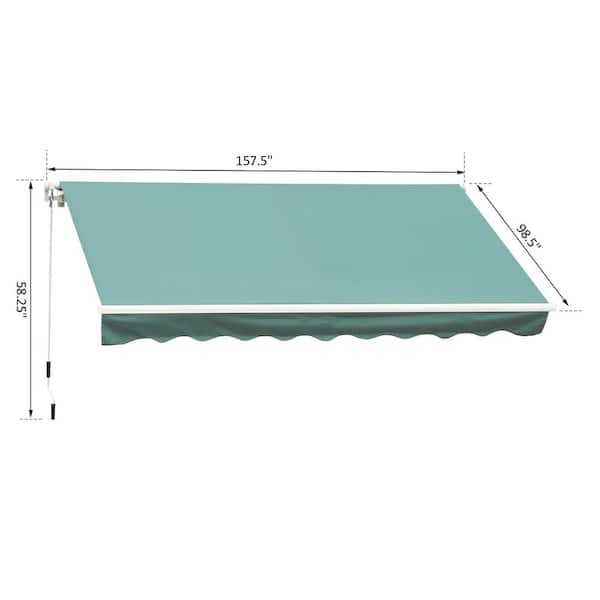 Kayannuo Christmas Clearance Items Sun Shade Canopy UV Block Awning For Outdoor  Patio Garden Backyard 