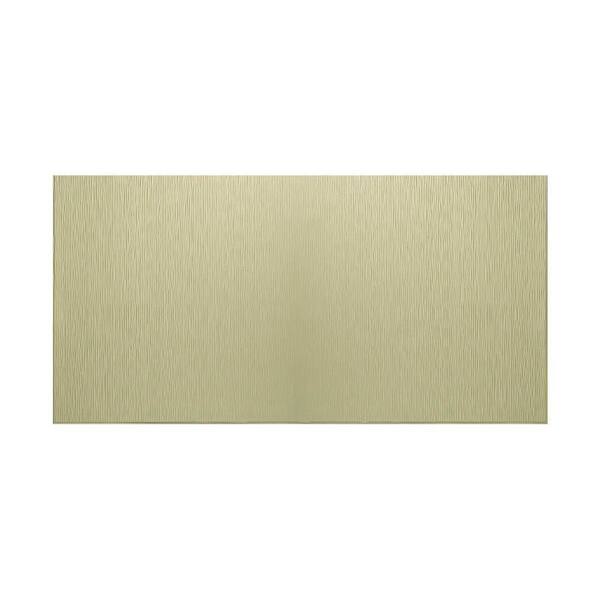 Fasade Ripple Vertical 96 in. x 48 in. Decorative Wall Panel in Fern