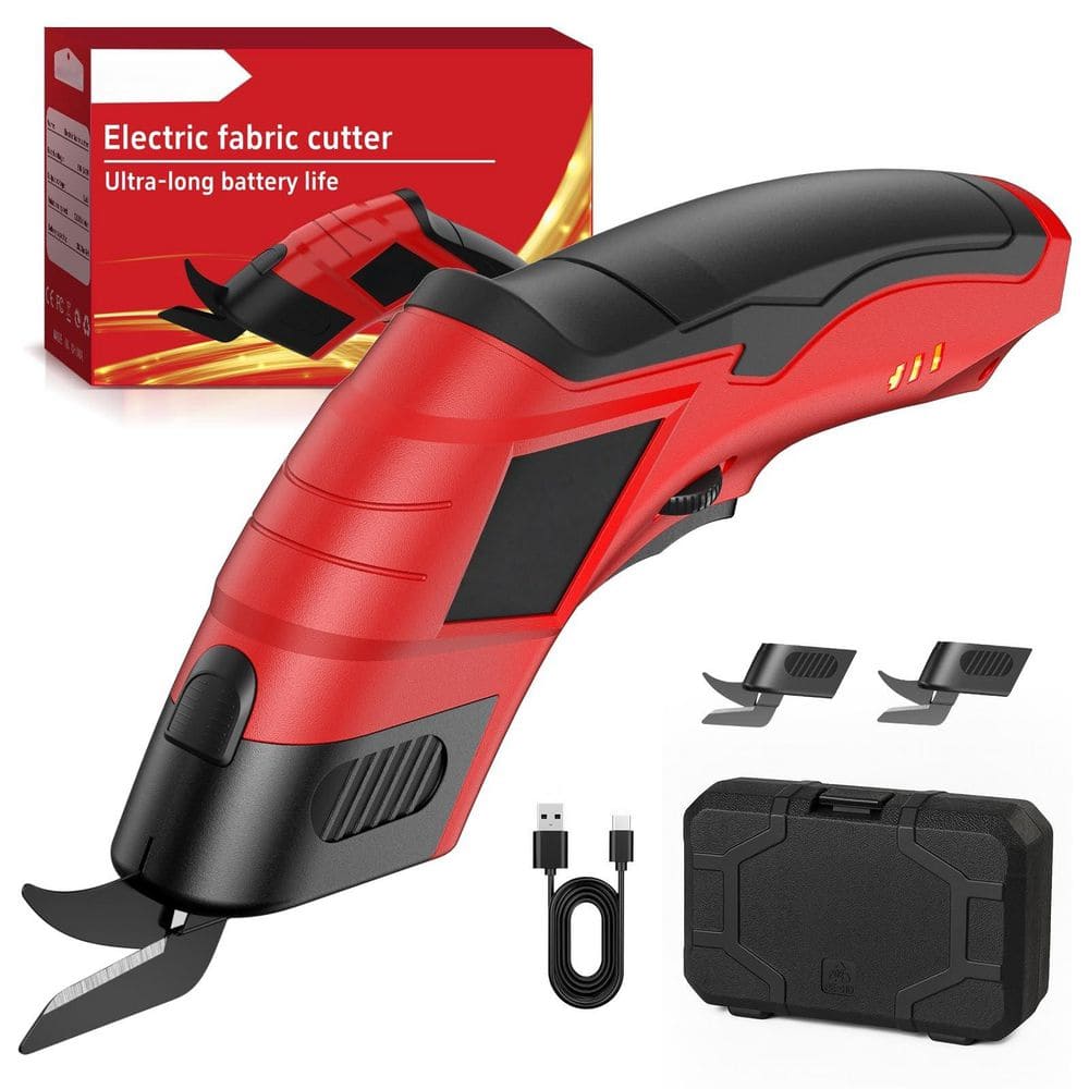 2000mAh Cell 12000RPM High-Power Box Cutter with Dual Blades and Safety Lock, Electric Scissors, High-Speed Cutting price history on PriceWatchPro
