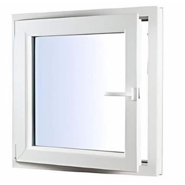Avora Doors and Windows 36 in. x 48 in. Elite Euro White Double-Pane Vinyl Tilt/Turn Window with Left Inward Swing