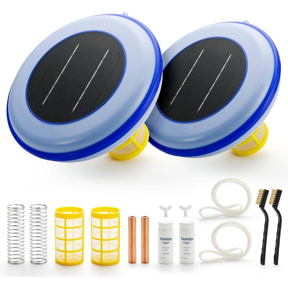 Solar Pool Ionizer, Floating Water Cleaner and Pool Purifier, Algae Free in
