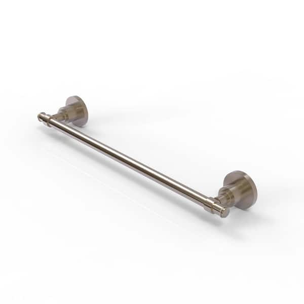 Allied Brass Washington Square Collection 24 in. Wall Mounted Towel Bar in Antique Pewter