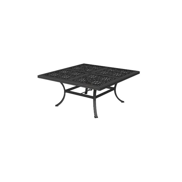 Home Decorators Collection Oakshire Park Square Aluminum Outdoor Dining Table
