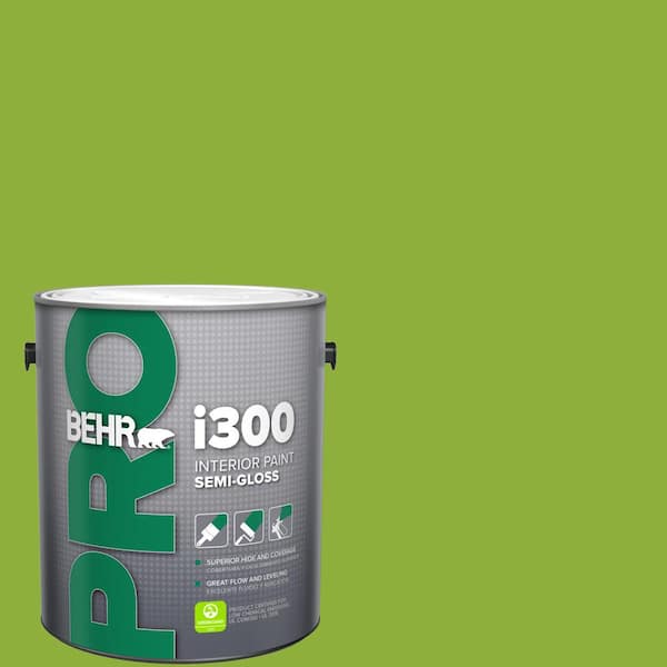 1 gal. #420B-6 New Green Semi-Gloss Interior Paint