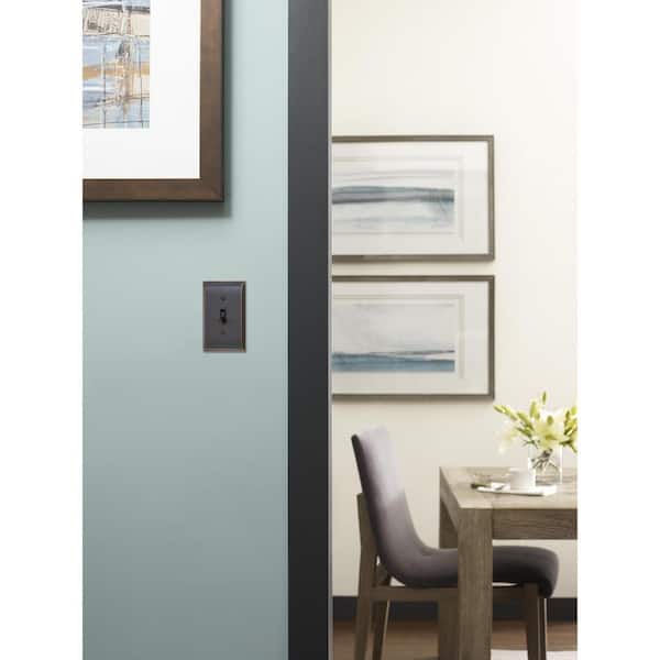 Bronze 1-Gang Toggle Wall Plate (1-Pack)