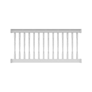 Finyl Line 6 ft. x 36 in. H Deck Top Level Rail Kit in White