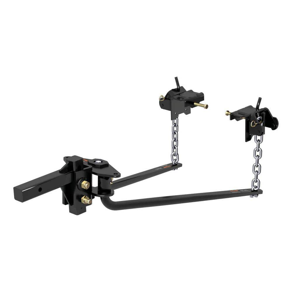 CURT MV Round Bar Weight Distribution Hitch, 2 in., Universal (5K