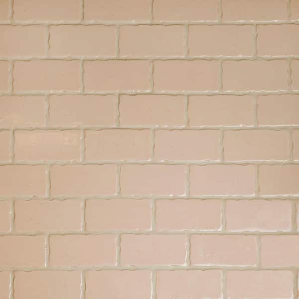 Merola Tile Novecento Verdin 2-1/2 in. x 5-1/8 in. Ceramic Subway Wall Tile (6.16 sq. ft. / case)