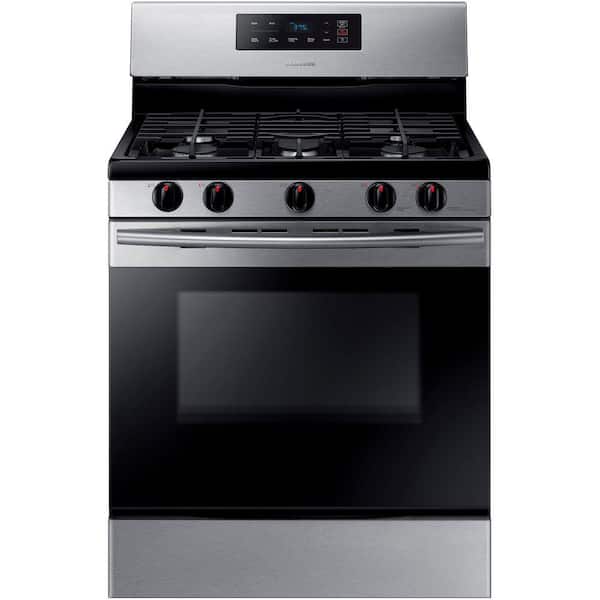 Samsung 30 in. 5.8 cu. ft. Single Oven Gas Range in Stainless Steel